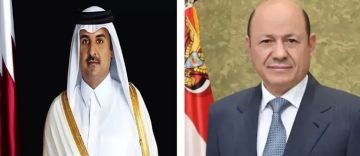 الرئيس العليمي يعزي أمير قطر في وفاة موظفي الديوان الأميري بالحادث المروري بشرم الشيخ