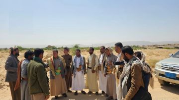 تفقد مشاريع مبادرات مجتمعية في عدد من مديريات محافظة الجوف