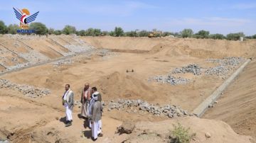 الاطلاع على سير العمل في المرحلة الثانية من مشروع بحيرة الحرف بصعدة