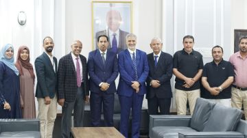 الوزير البكري يستقبل نائب الممثل المقيم لصندوق الأمم المتحدة مصطفى الكنزي الوزير البكري يستقبل نائب الممثل المقيم لصندوق الأمم المتحدة مصطفى الكنزي