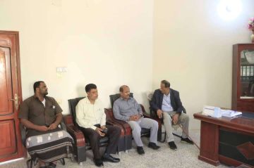 فريق التوجيه والرقابة الرئاسي يطلع على سير عمل مكتب التخطيط والتعاون الدولي بشبوة فريق التوجيه والرقابة الرئاسي يطلع على سير عمل مكتب التخطيط والتعاون الدولي بشبوة