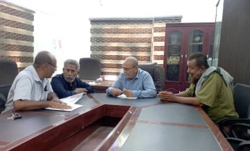 مدير عام تبن هود بغازي يترأس اجتماع لجنة المناقصات لتقييم تنفيذ مشاريع العام 2025م