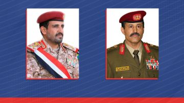 وزير الدفاع ورئيس هيئة الأركان يهنئان قائد الثورة بالعيد الـ 62 لثورة 14 أكتوبر