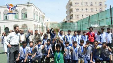 اختتام منافسات بطولة المولد النبوي المدرسية بمحافظة صنعاء اختتام منافسات بطولة المولد النبوي المدرسية بمحافظة صنعاء