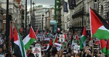 تظاهرات مؤيدة لغزة في المملكة المتحدة