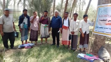 جمعية الدريهمي تدشن المدارس الحقلية لمزارعي النخيل والقطن في الحديدة