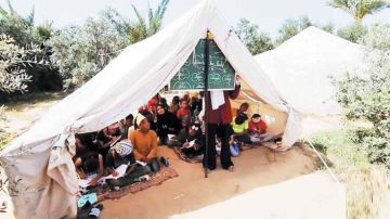 عامان على الحرب..العدو الصهيوني يبيد التعليم في غزة عامان على الحرب..العدو الصهيوني يبيد التعليم في غزة