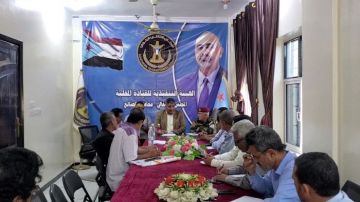 فريق التوجيه بـالانتقالي يصل إلى محافظة الضالع