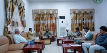 العميد الوالي يلتقي عددا من قيادات السلطة المحلية بمحافظة أبين