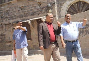 فريق التوجيه يتفقد قصور السلطنة العبدلية في لحج فريق التوجيه يتفقد قصور السلطنة العبدلية في لحج