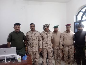 القيادة الجديدة للواء السادس صاعقة تستلم مهامها في محور شبوة القيادة الجديدة للواء السادس صاعقة تستلم مهامها في محور شبوة
