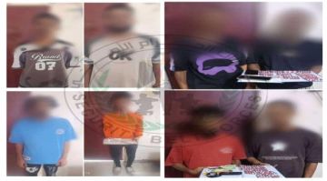 حزام العاصمة عدن يلقي القبض على عدد من المتهمين بحوزتهم كمية من المخدرات حزام العاصمة عدن يلقي القبض على عدد من المتهمين بحوزتهم كمية من المخدرات