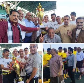 منتخب عدن يفوز على منتخب أبين ويهدون الكاس لأسرة الفقيد اديب العيسي