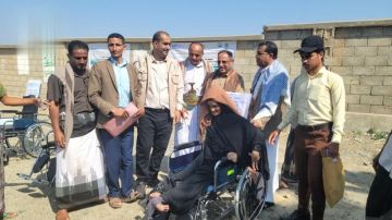 تدشين توزيع أجهزة تعويضية للأشخاص ذوي الإعاقة في كعيدنة بحجة تدشين توزيع أجهزة تعويضية للأشخاص ذوي الإعاقة في كعيدنة بحجة