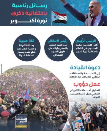 رسائل رئاسية باحتفالية ذكرى ثورة أكتوبر (إنفوجراف)