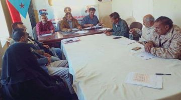 تنفيذية انتقالي جحاف تناقش خطة أنشطتها للمرحلة المقبلة تنفيذية انتقالي جحاف تناقش خطة أنشطتها للمرحلة المقبلة