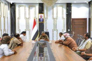 محافظ حضرموت يناقش أوضاع الصيادين في الريدة وقصيعر محافظ حضرموت يناقش أوضاع الصيادين في الريدة وقصيعر