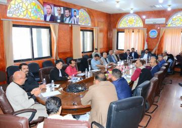 مدير الهيئة اليمنية للمواصفات يعقد أول اجتماع مع مدراء الدوائر والفروع