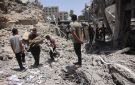 استشهاد فلسطينيين وإصابة آخربن في قصف العدو الصهيوني شرق جباليا بغزة - ye