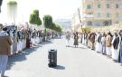 مسير راجل ووقفة في صنعاء الجديدة تضامنا مع الشعب الفلسطيني - ye
