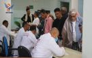 تدشين مخيم طبي مجاني بمستشفى الوحدة في مديرية صالة بتعز - ye