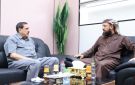 نائب وزير الأوقاف يناقش مع مدير شرطة عدن تأمين وحماية أراضي الأوقاف - ye