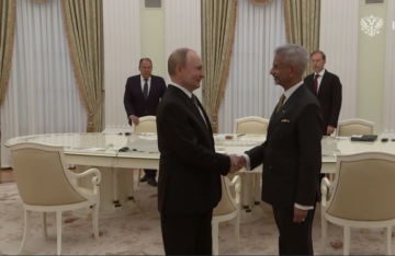 بوتين يجري محادثات مع وزير الخارجية الهندي في الكرملين