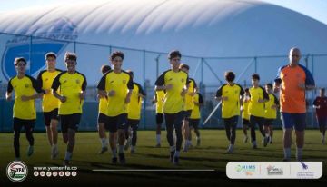 منتخب الناشئين يستكمل تدريباته التحضيرية لمواجهة المنتخب الكمبودي