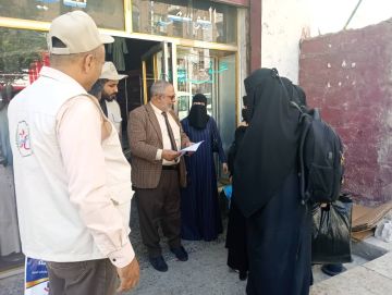 تدشين الحصر في مسح النوايا والحلول الدائمة لمخيمات النزوح بمحافظة تعز