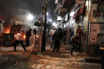 مواجهات عنيفة بين فلسطينيين وقوات الاحتلال شمال القدس