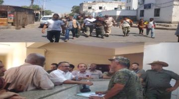 القاضي الشعبي يتفقد سير العمل في شرطة التواهي القاضي الشعبي يتفقد سير العمل في شرطة التواهي