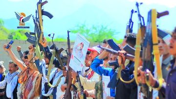 ريمة .. وقفة لقبائل المربع الغربي في مديرية الجبين، تأكيدا على الثبات الجاهزية