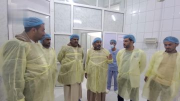 طعيمان يتفقد سير العمل بمستشفى 26سبتمبر في الجوبة