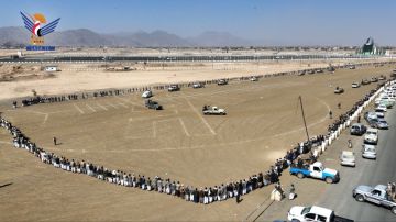 نكف قبلي مسلح لقبائل مديريات الصعيد بصعدة تأكيدا على استمرار التعبئة والجهوزية