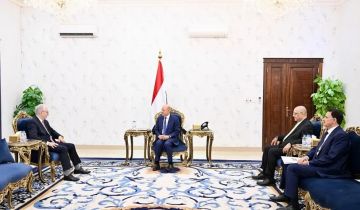 الرئيس العليمي يبحث مع السفير الألماني دعم الإصلاحات ومواجهة التهديدات الحوثية