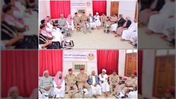 الاتفاق على رفض عسكرة المدن.. قائد المنطقة العسكرية الأولى يجتمع برئاسة مرجعية قبائل حضرموت