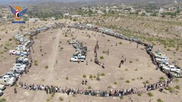 الضالع.. وقفة مسلحة لقبائل مديرية قعطبة وفاء لدماء الشهداء