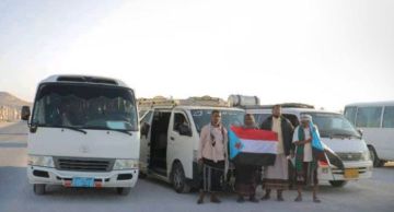 حشود غيل باوزير تتجه إلى سيئون للمشاركة في مليونية 30 نوفمبر