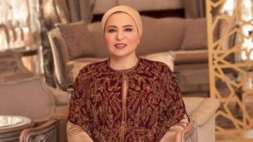 انتصار السيسى ترحب بضيوف مصر.. وتنشر فيديو للمتحف الكبير