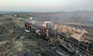 حادث مروري مروع على طريق العرقوب الجبلي في أبين