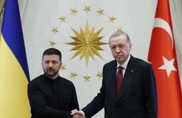 الرئيس التركي يجري محادثات مع نظيره الأوكراني في أنقرة