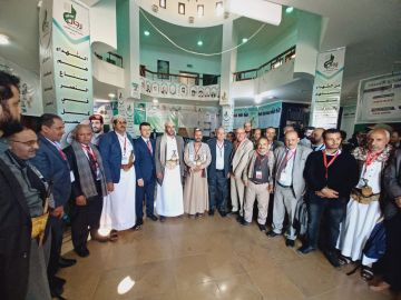 زيارة لمعرض الشهداء في جامعة ذمار