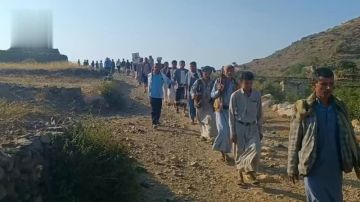 مسيران راجلان في ريمة نصرة لغزة مسيران راجلان في ريمة نصرة لغزة