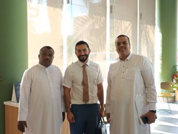 نائب رئيس العلاقات الخارجية بمؤتمر حضرموت الجامع يلتقي السكرتير الثاني بالسفارة البريطانية في الرياض