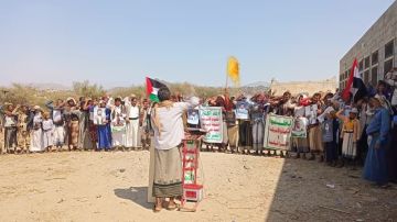 وقفات جماهيرية في حجة تأكيدا على الجاهزية لمواجهة أي تصعيد