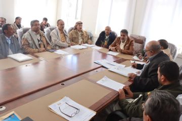 تنفيذي البيضاء يناقش آليات تعزيز الاداء ومستوى الانضباط الوظيفي