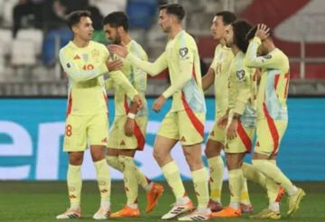 منتخب إسبانيا يحقق فوزا عريضا على جورجيا في تصفيات كأس العالم منتخب إسبانيا يحقق فوزا عريضا على جورجيا في تصفيات كأس العالم