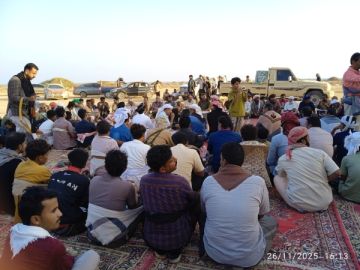شيوخ وقبائل المشقاص يرفضون التهديدات ويؤكدون التمسك بحقوق حضرموت
