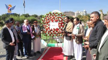 قيادة وزارة النقل والأشغال تزور أضرحة الشهداء الصماد والرهوي والغماري