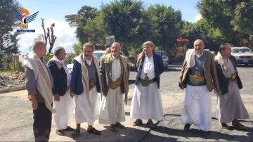 الزيكم يتفقد أعمال ترميم وإعادة تأهيل شوارع مدينة المحويت